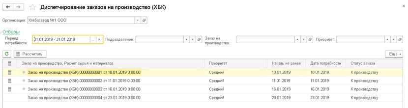 1С Бухгалтерия хлебобулочного и кондитерского предприятия